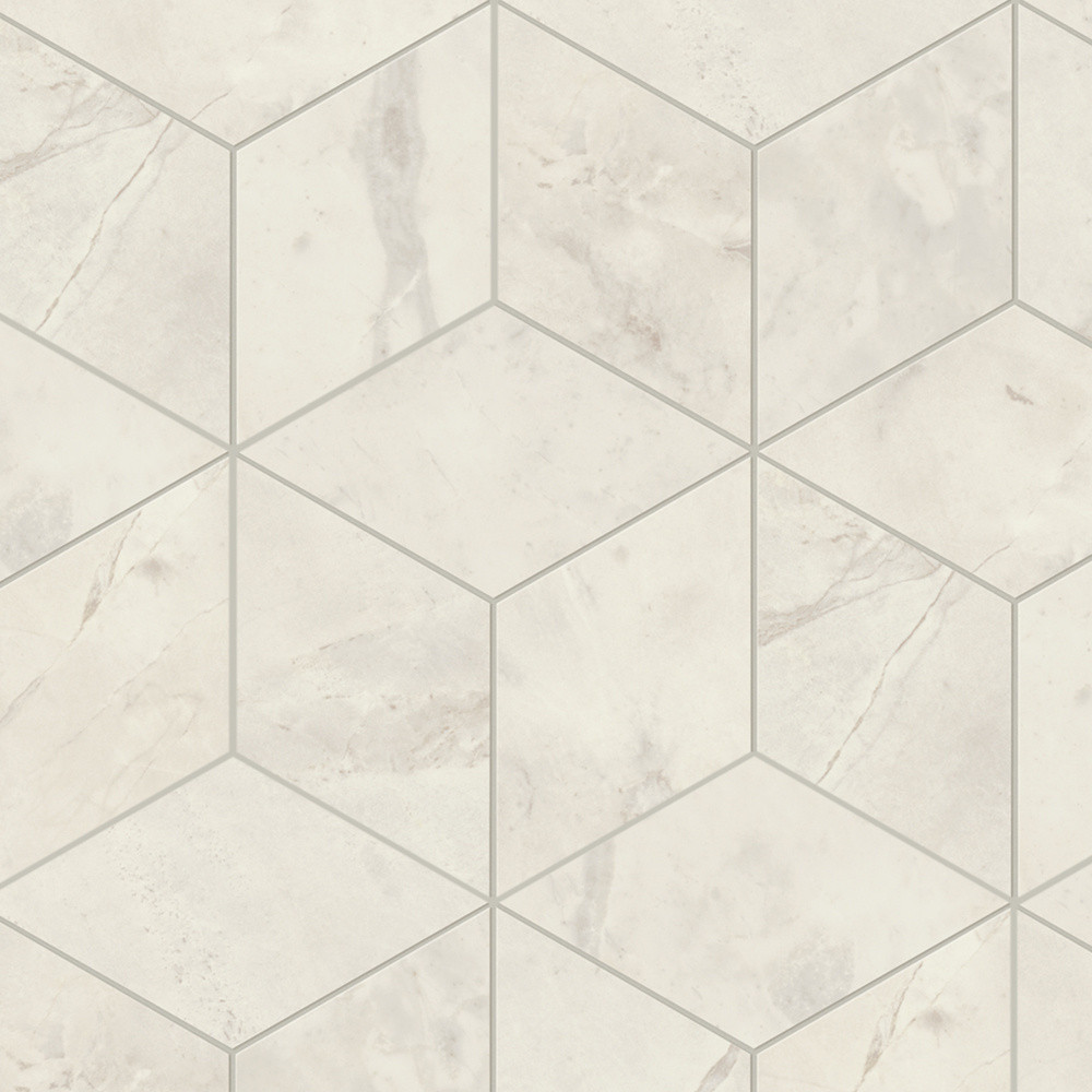 Marvel Calacatta Perla  Mosaico Esagono Silk 