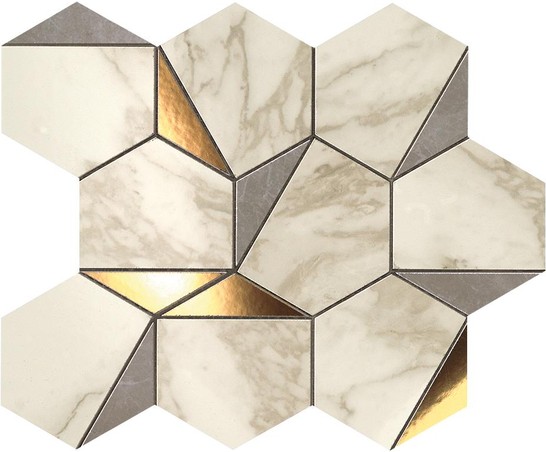 AtlasConcorde MarvelEdge GrisCalacatta GoldHex 25.1x29 9EHG R