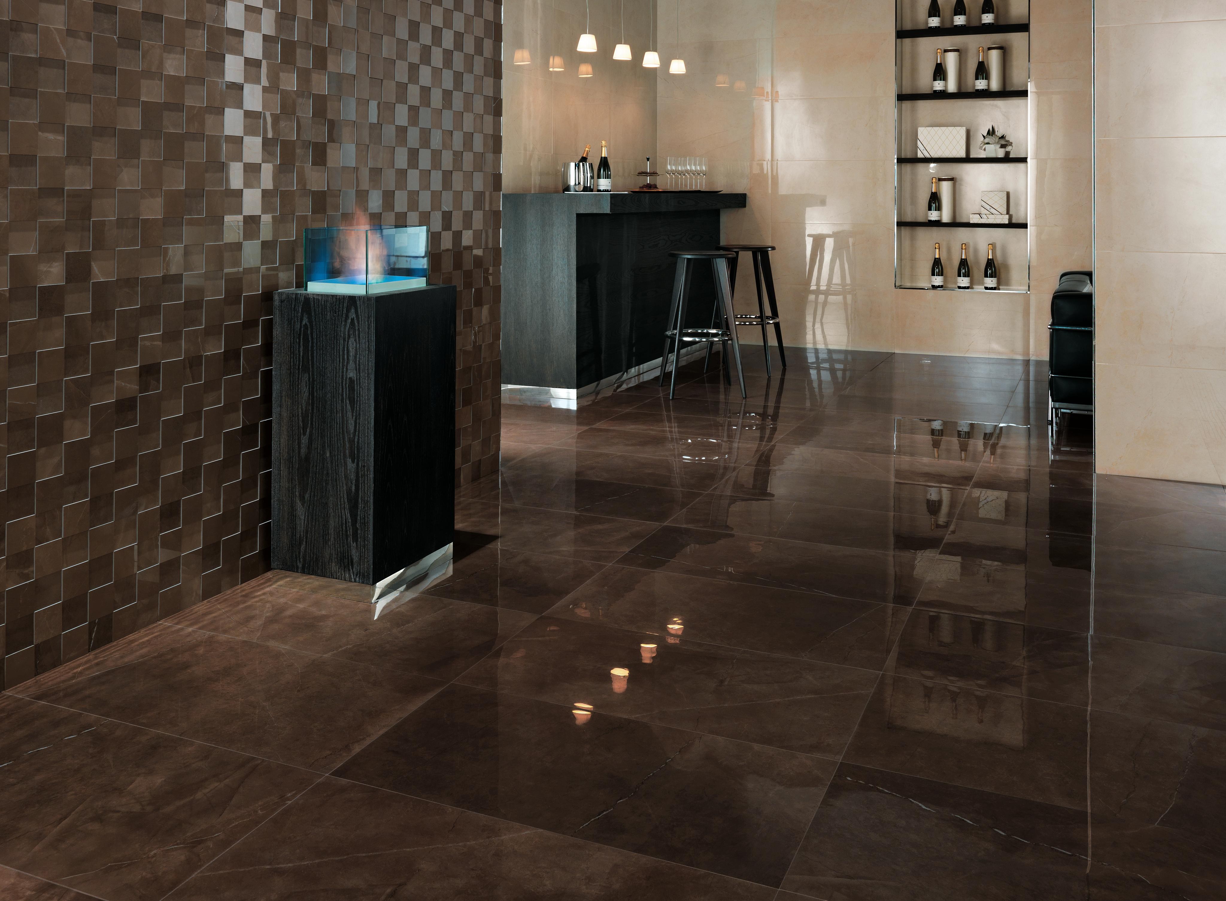 Marvel Bronze Luxury Lappato, Marvel Beige Mystery Lappato, Marvel Bronze Mosaico 3D