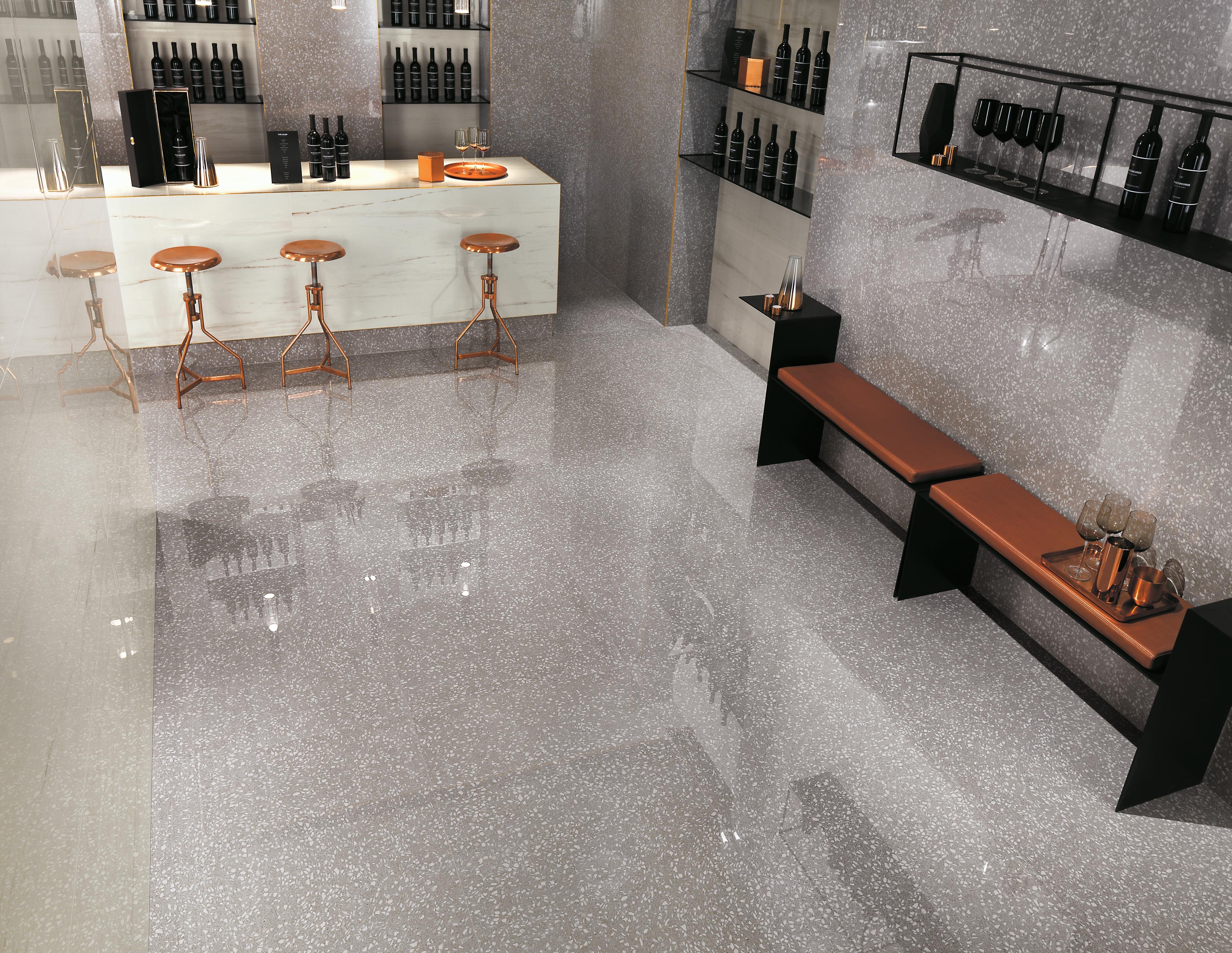 Marvel Terrazzo Pearl, Marvel Bianco Dolomite