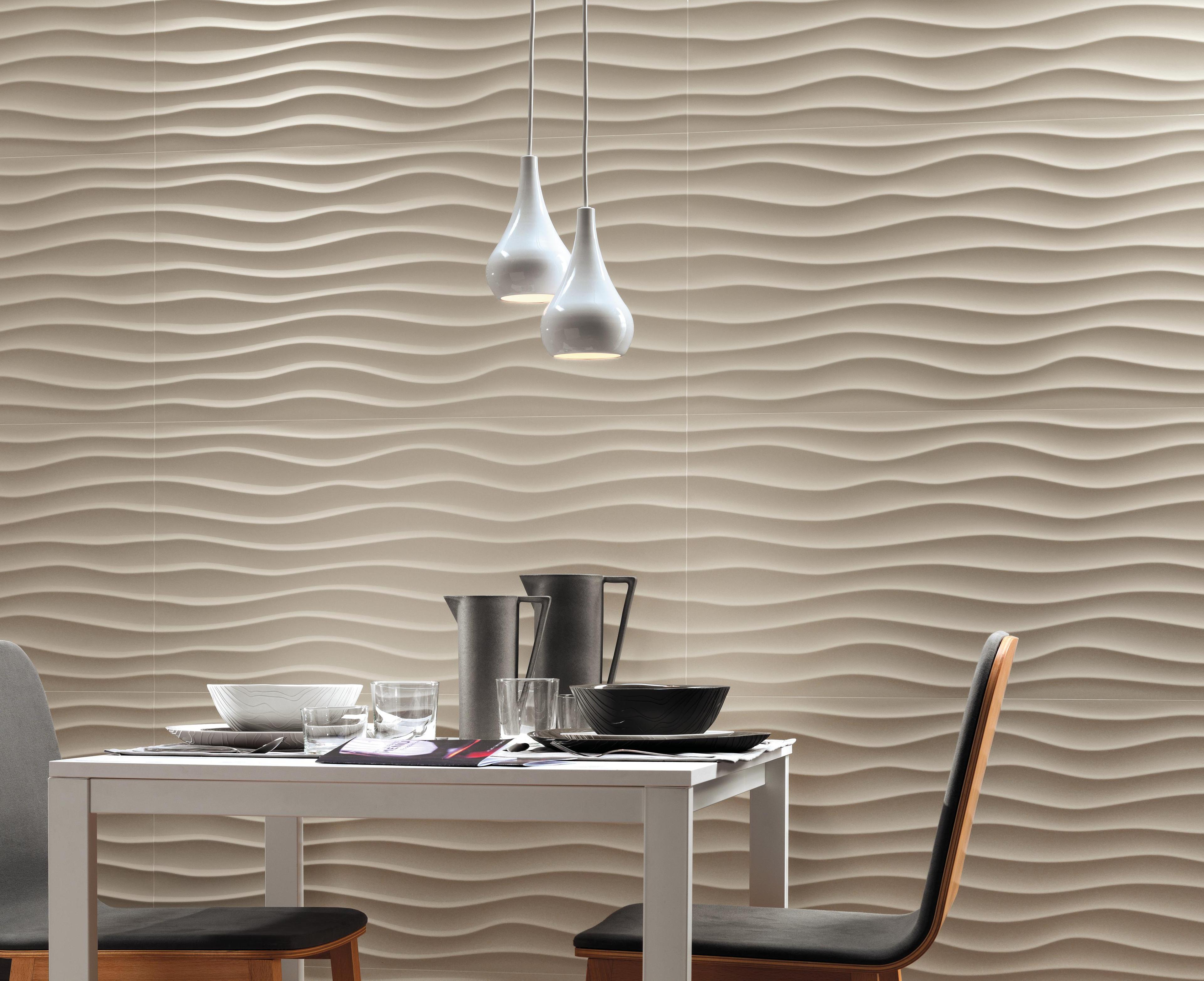 Rivestimento 3D Centro estetico Effetto 3D Beige