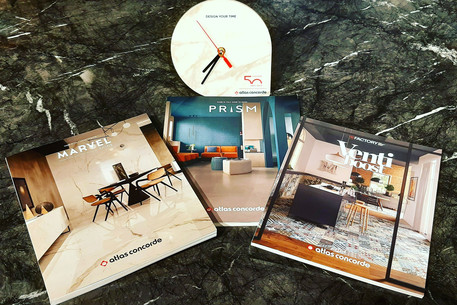 Die neuen Kollektionen aus Feinsteinzeug und Wandbelägen von Atlas Concorde erobern Dubai.