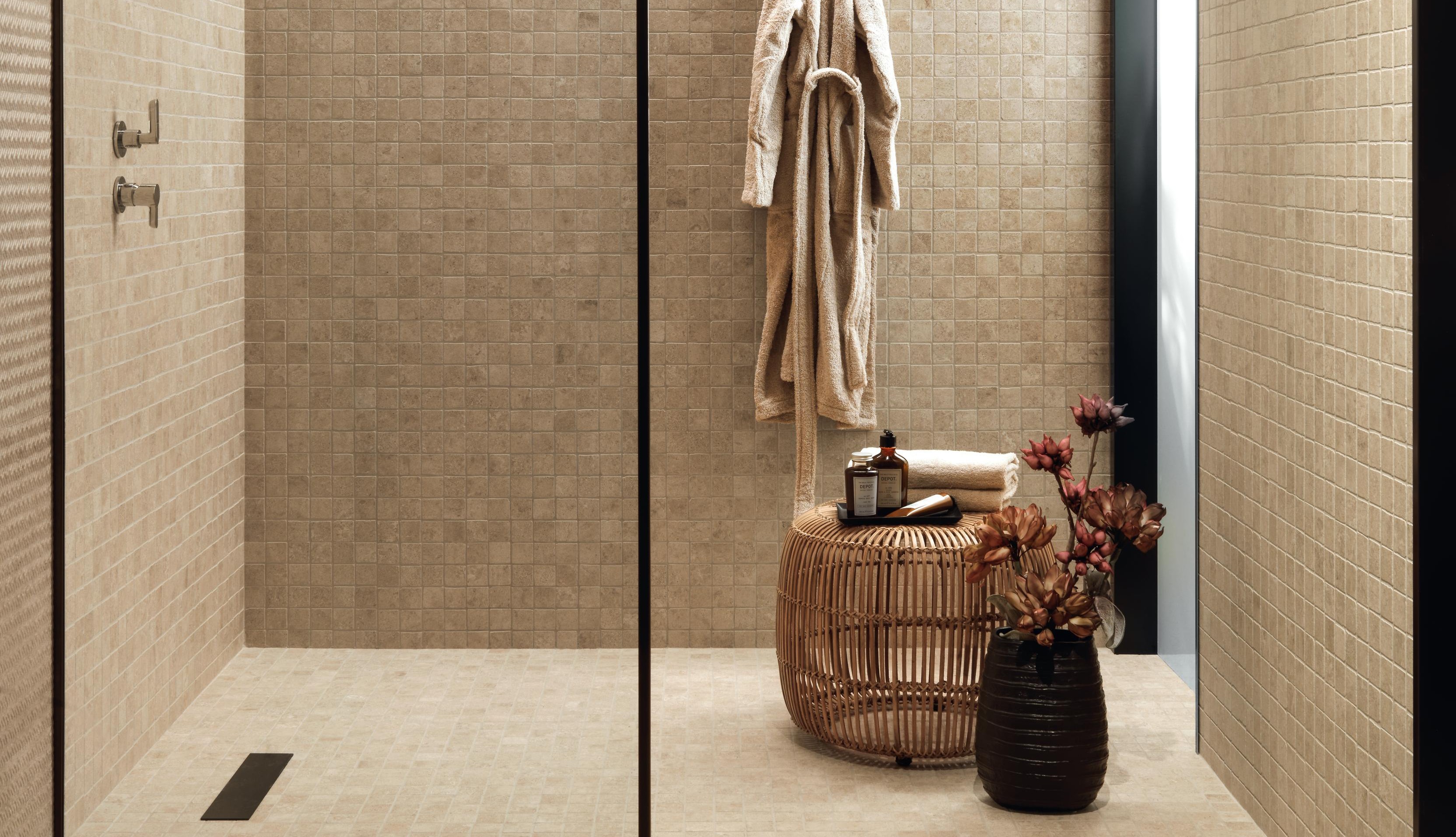 AtlasConcorde Lims 005 07 Beige TumbledMosaic