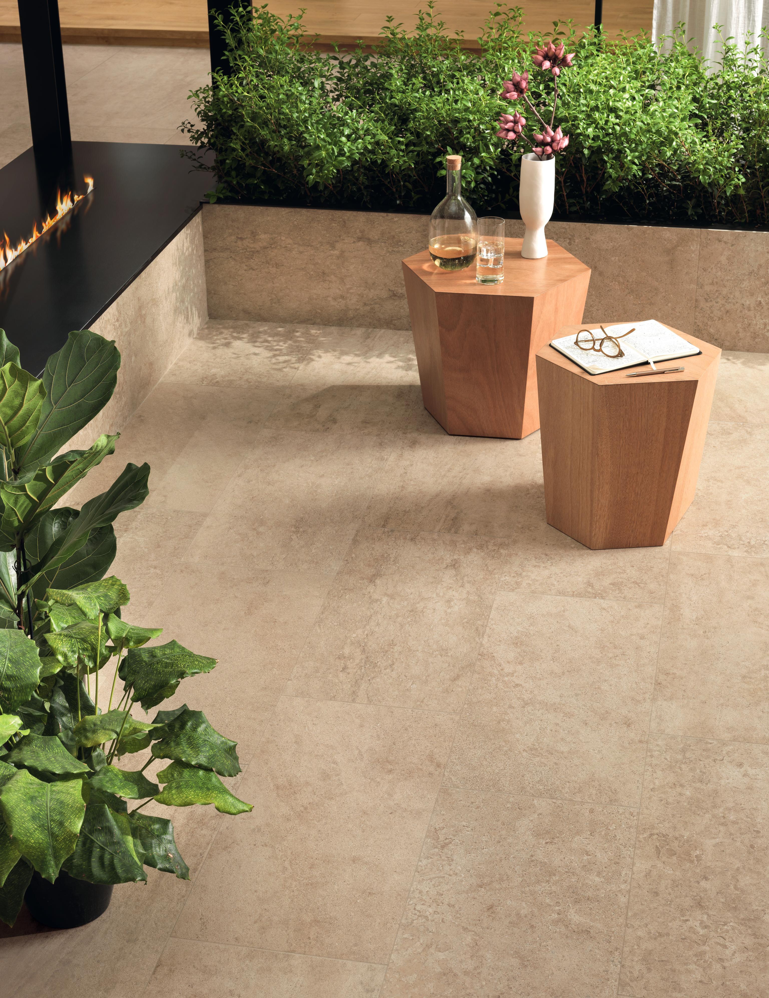 Piastrelle per esterno Effetto pietra Beige