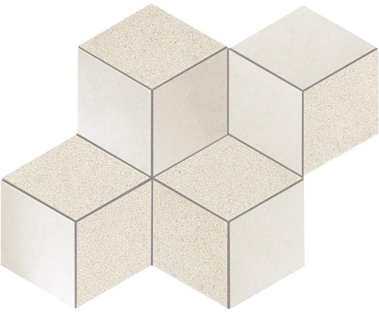 AtlasConcorde Kone White MosaicoEsagono 30X35 AUN1 R