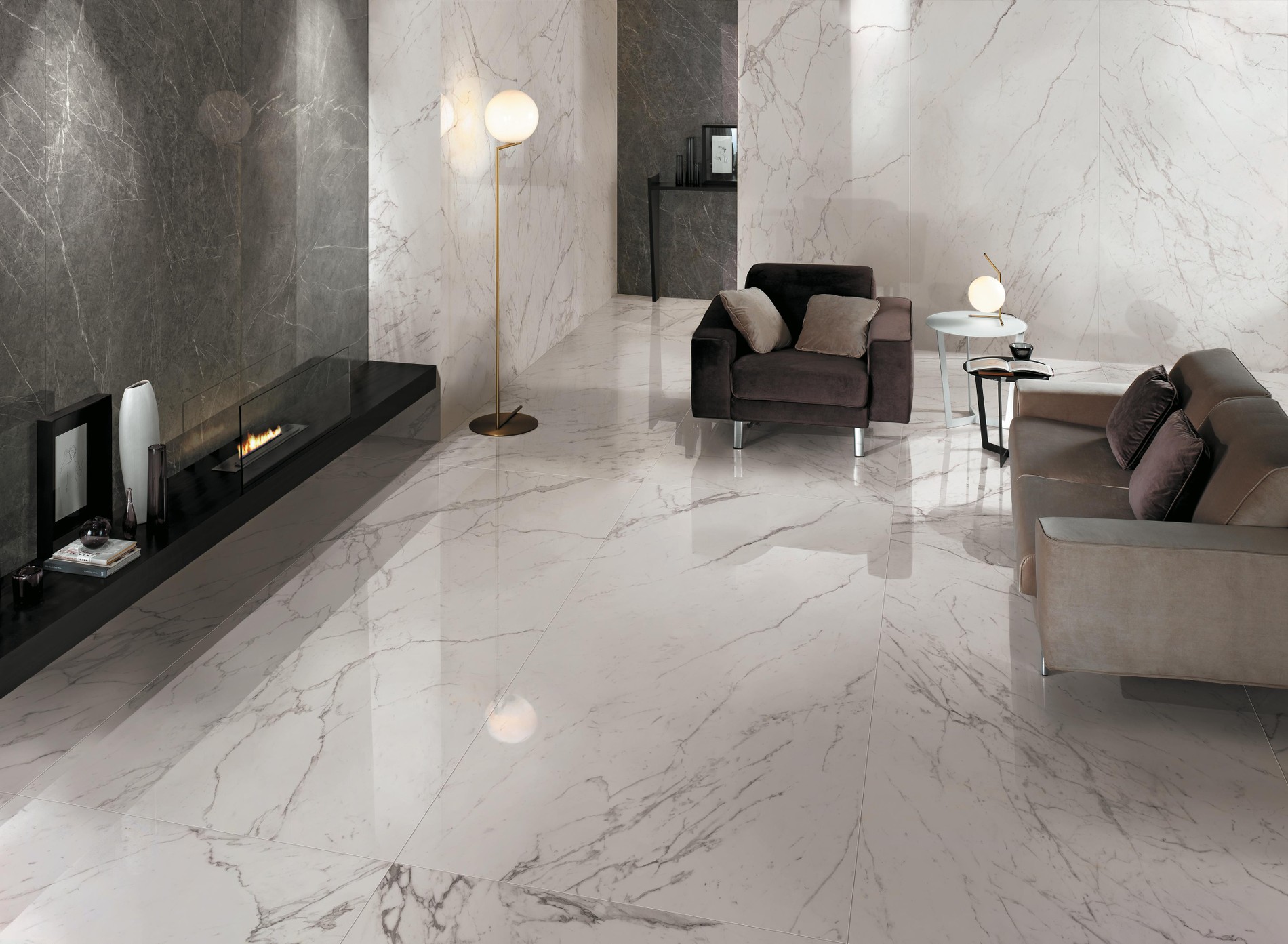 Marvel Marble Look Porcelain Tiles Atlas Concorde