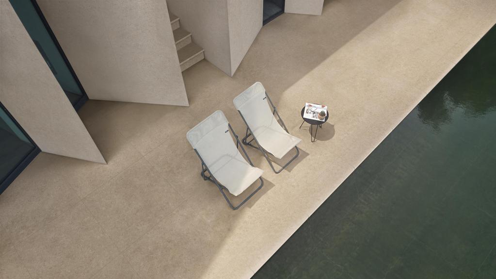 Piastrelle per esterno Effetto pietra Beige