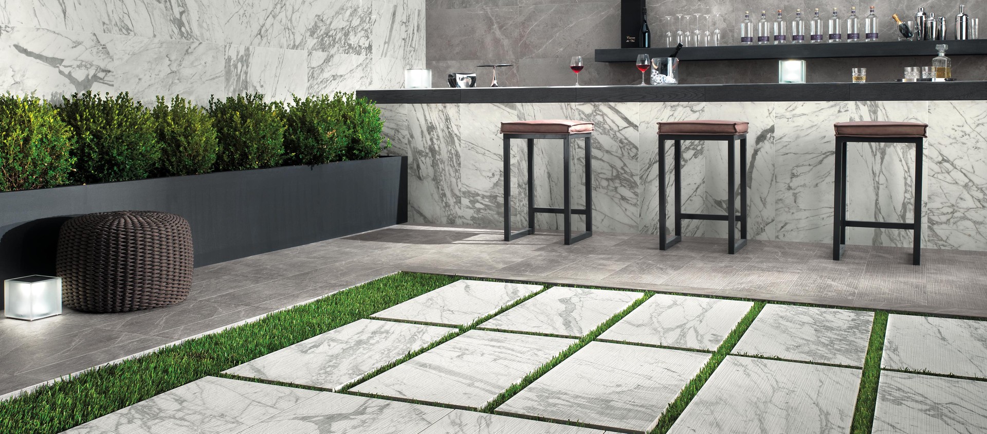 Marvel Pro Statuario Select Matt, Marvel Pro Grey Fleury Matt, Marvel Pro Statuario Select LASTRA 20mm, Marvel Pro Grey Fleury Strutturato, Marvel Pro Grey Fleury Elemento L Strutturato, Bord Liquorice Matt