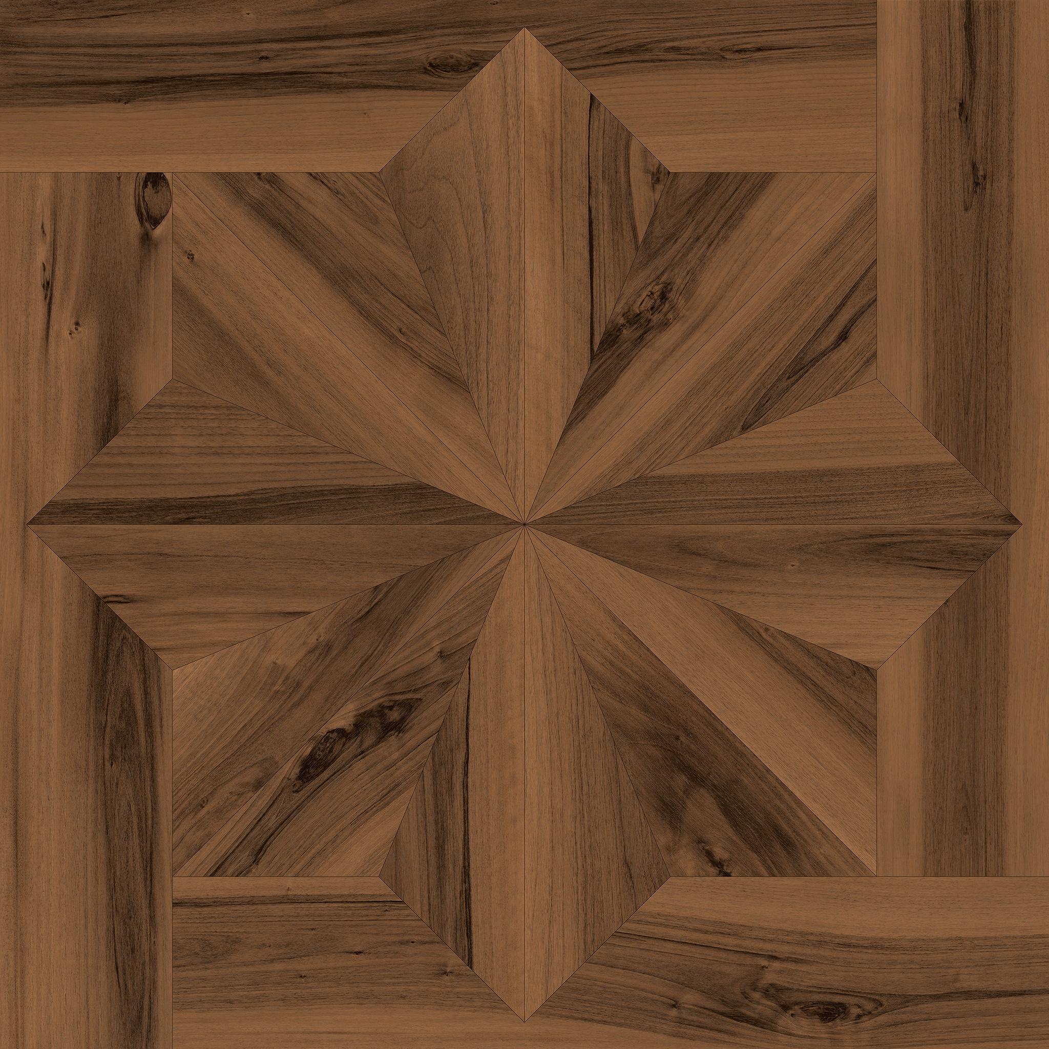 LOG ANTHOLOGY Classic Frame Walnut Dark 120x120, Marrón, 120x120