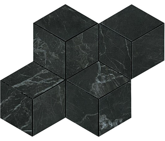 AtlasConcorde MarvelPro NoirStLaurent MosaicoEsagono 30x35 ADVP