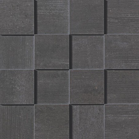 AtlasConcorde Mark Graphite Mosaico3D 30x30 Lap AMYQ