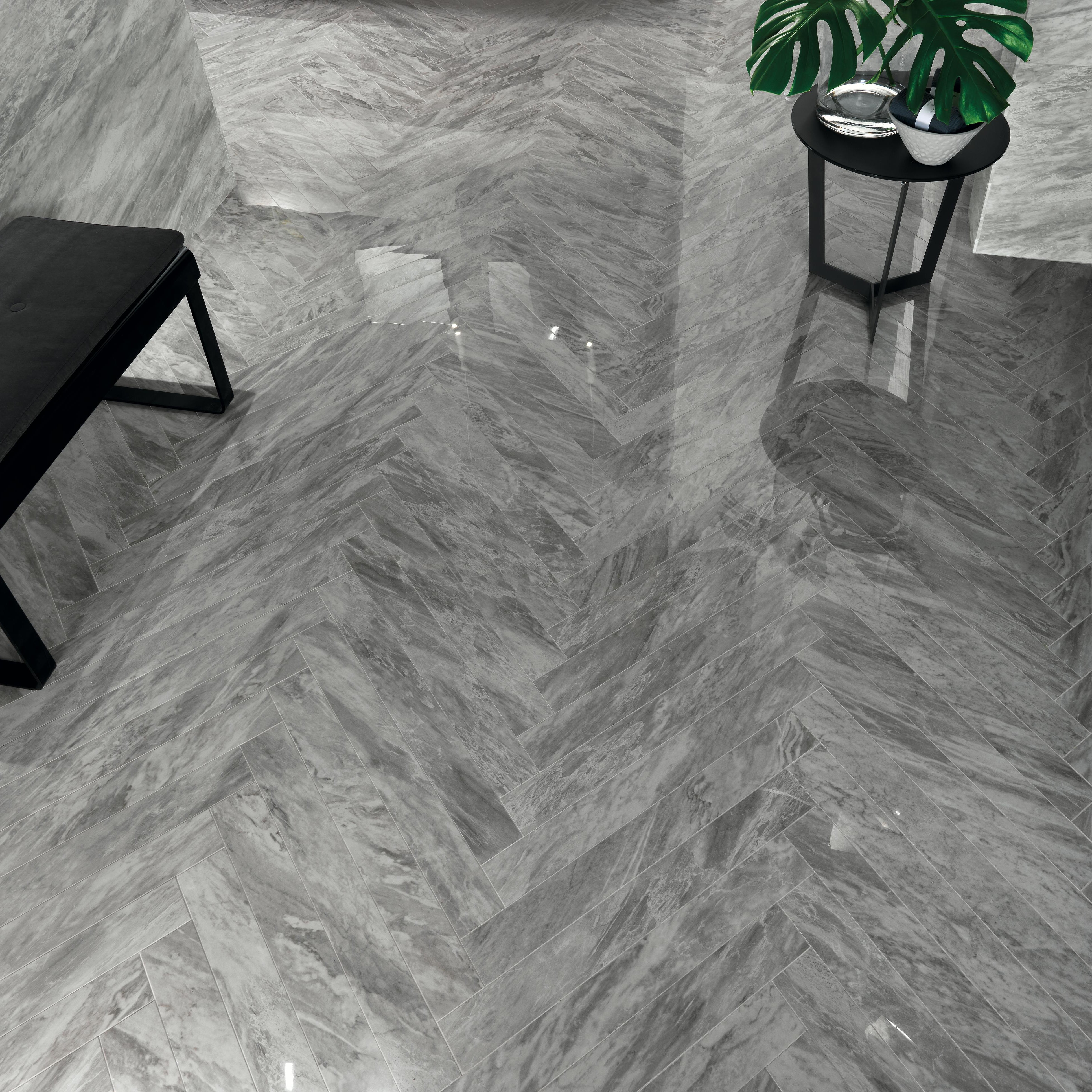 Marvel Bardiglio Grey, Marvel Bardiglio Grey Listello Lappato