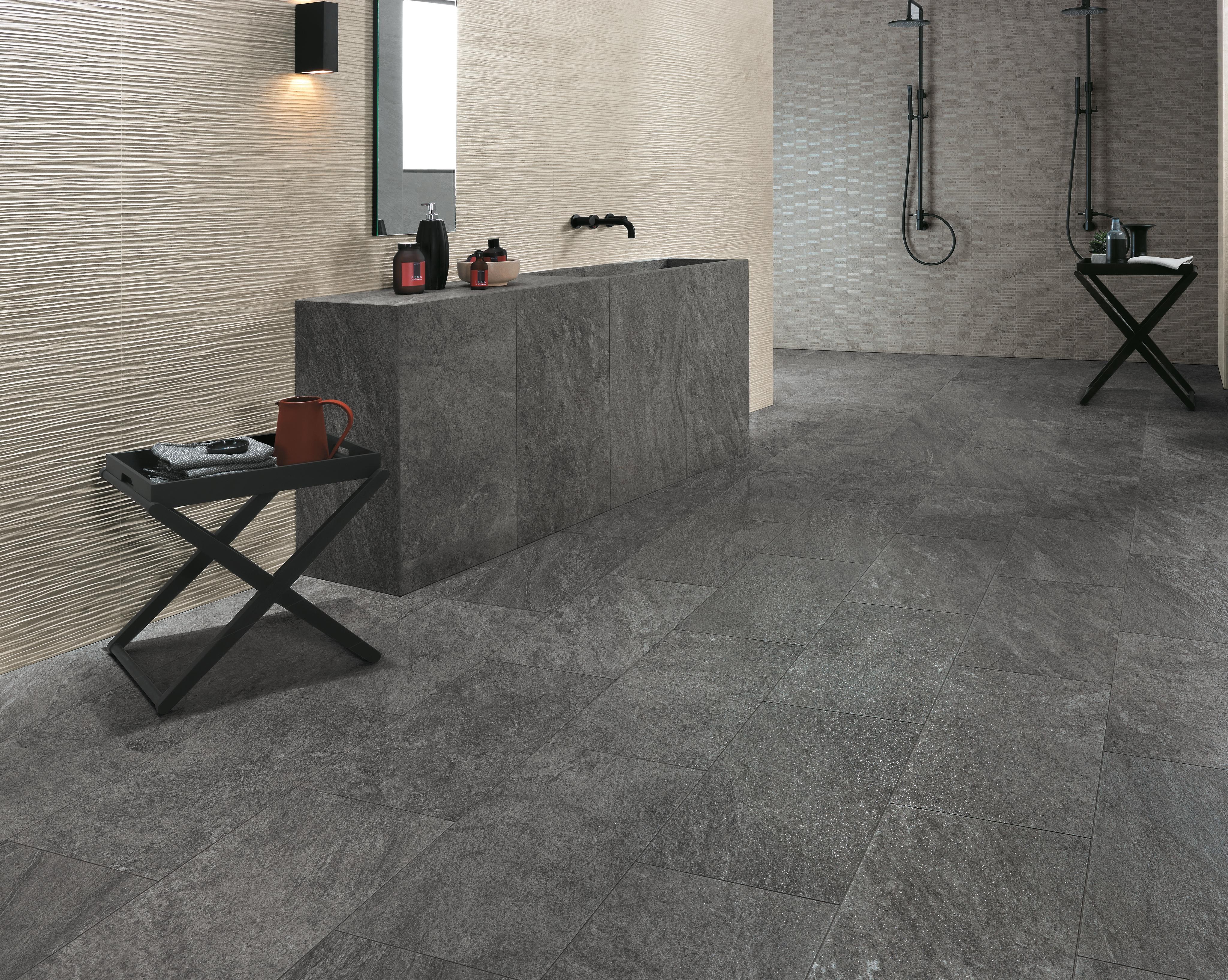 Brave Pearl, Brave 3D/Wave Pearl, Brave Grey Mosaic, Brave Grey