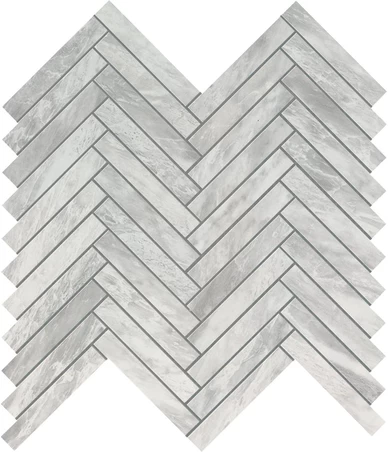 AtlasConcorde MarvelStone BardiglioGrey Herringbone 30.5x30 9SHB