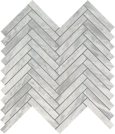 AtlasConcorde MarvelStone BardiglioGrey Herringbone 30.5x30 9SHB