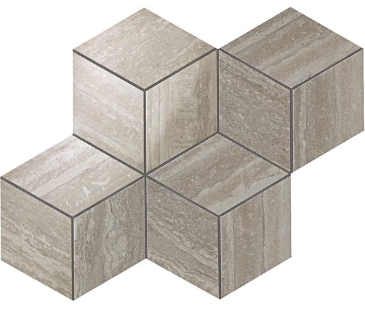 AtlasConcorde MarvelPro TravertinoSilver MosaicoEsagono 30x35 ADVN R