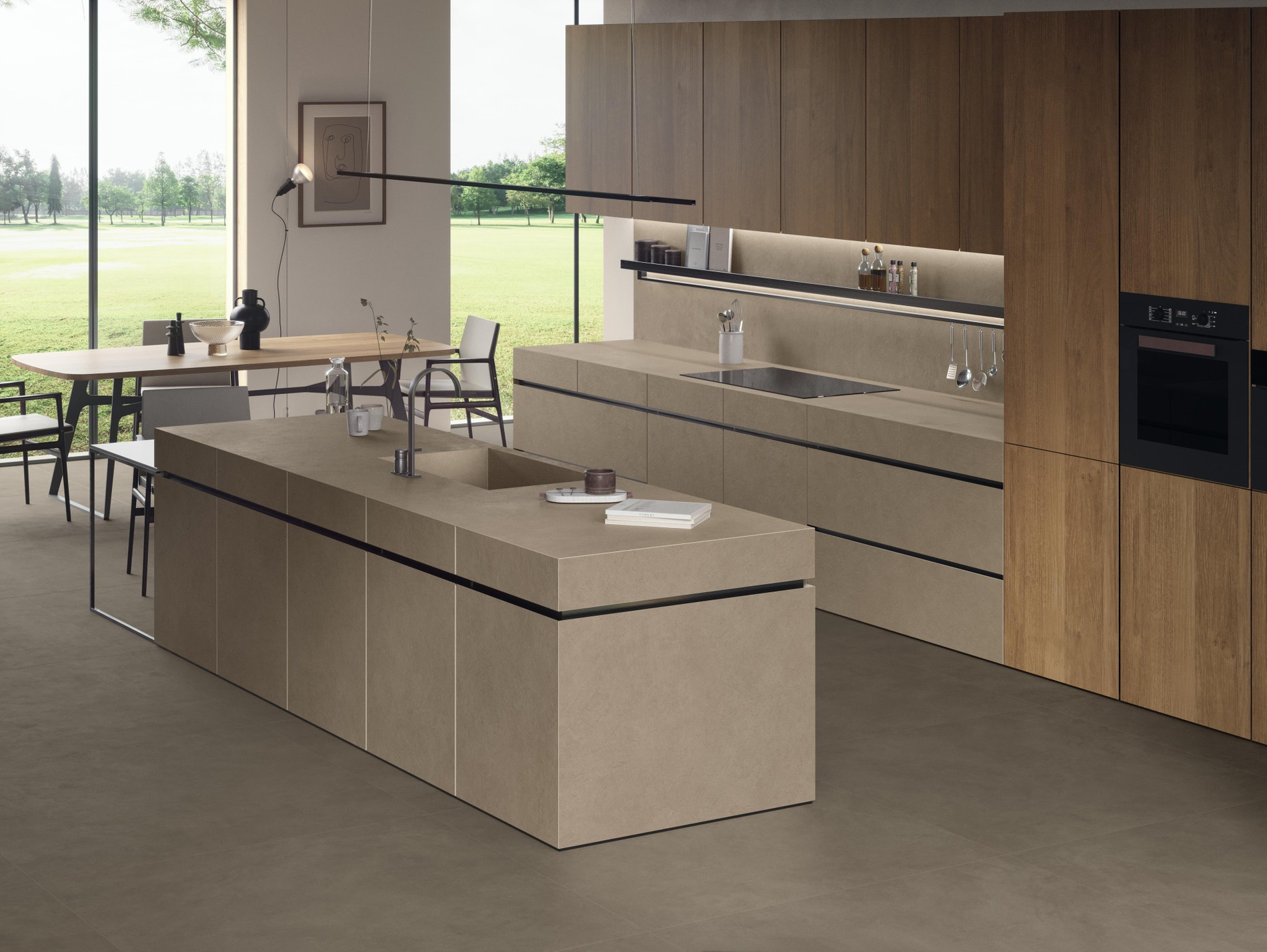 Ideas for cladding a modern kitchen