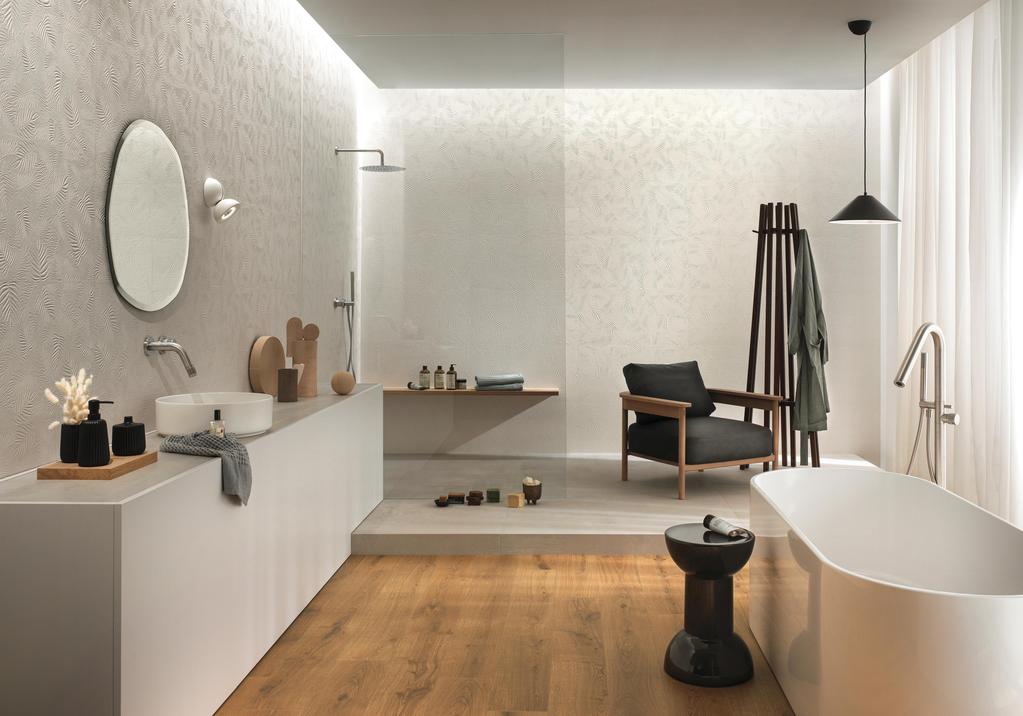 Rivestimento 3D Bagno Effetto 3D Bianco