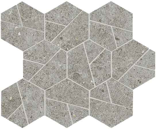 AtlasConcorde B-Stone Grey Mos Hex 25x28,5 A7CZ