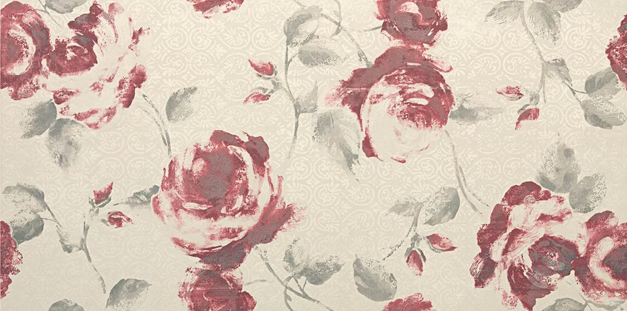 AtlasConcorde Ewall White Roses 40X80 8ERW