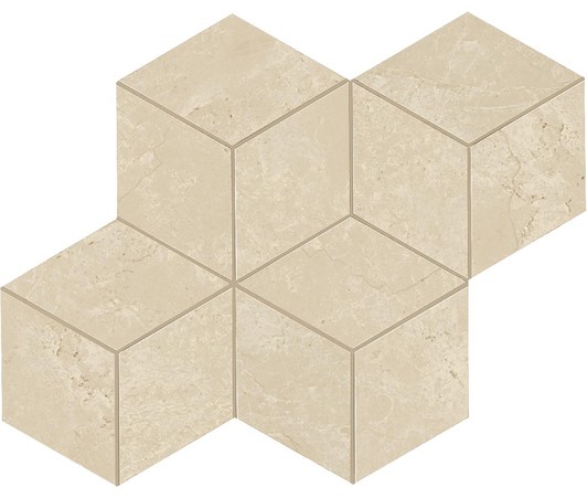 AtlasConcorde MarvelStone CreamPrestige MosaicoEsagono 30x35 AS2H