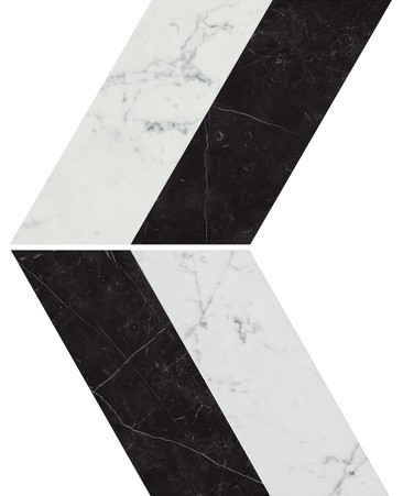 AtlasConcorde MarvelStone Cold Chevron 22.5x22.9 AS2F