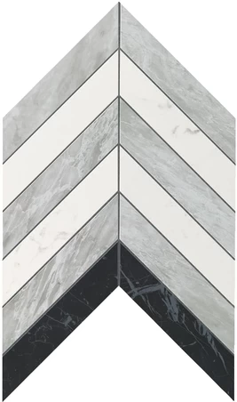 AtlasConcorde MarvelStone Mix Chevron 30.5x25 9SCM