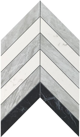 AtlasConcorde MarvelStone Mix Chevron 30.5x25 9SCM