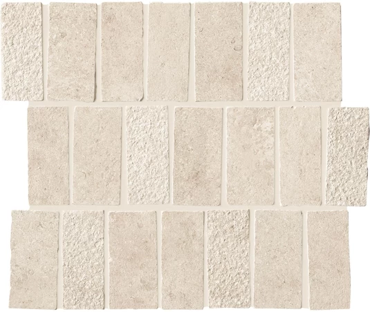 AtlasConcorde Lims Ivory Mosaico Spritz Tumbled 30,4x33,5 A3NE
