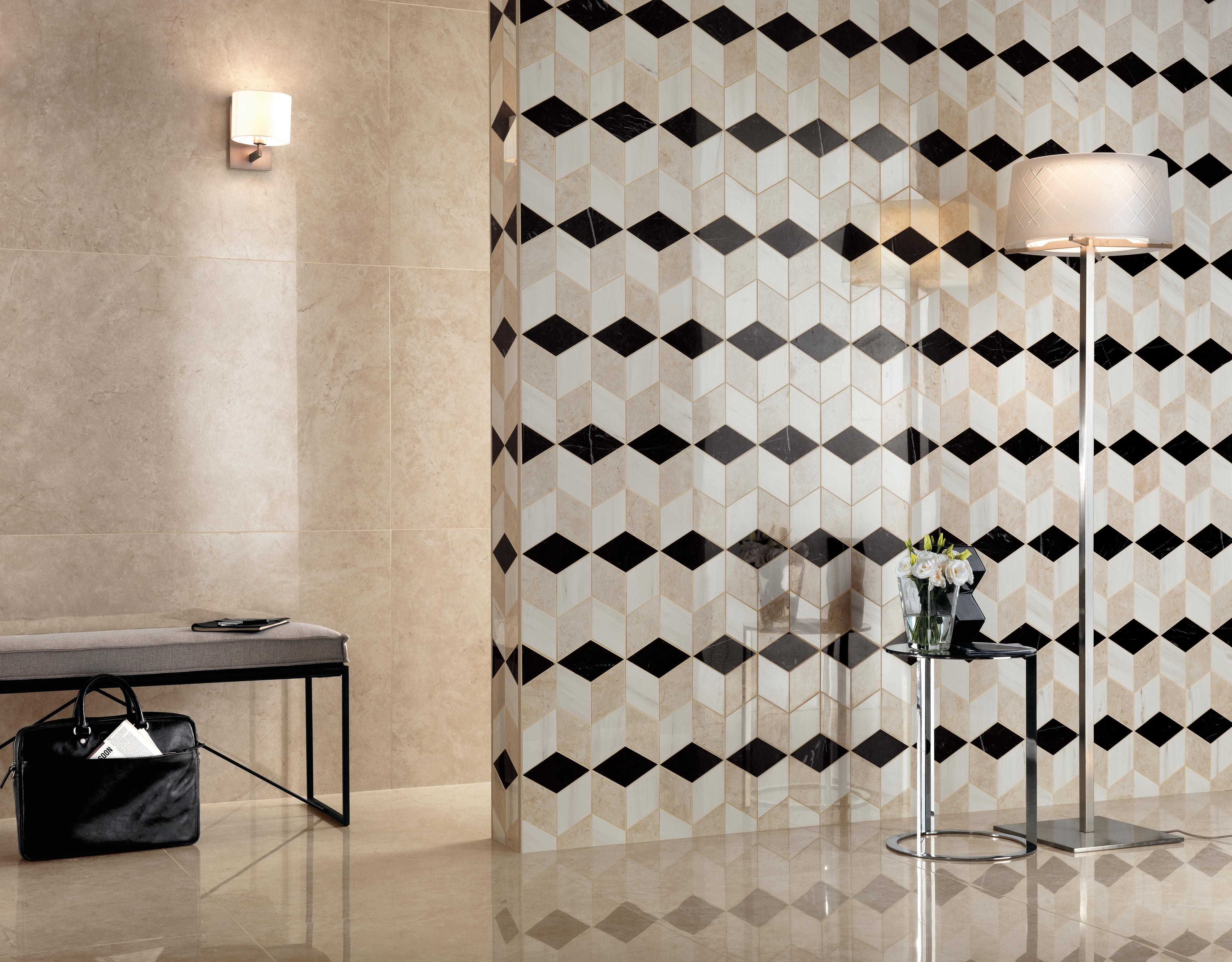 AtlasConcorde MarvelStone 010 08 Cream-Marquina EsagonoGeo