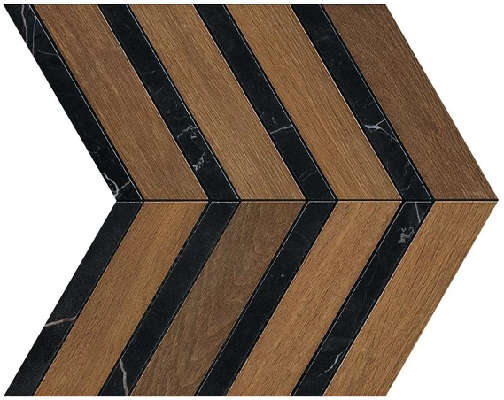 AtlasConcorde Heartwood Brandy MarbleChevron 29.4x28.7 AO3L