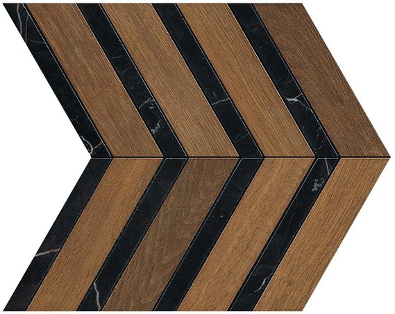 AtlasConcorde Heartwood Brandy MarbleChevron 29.4x28.7 AO3L