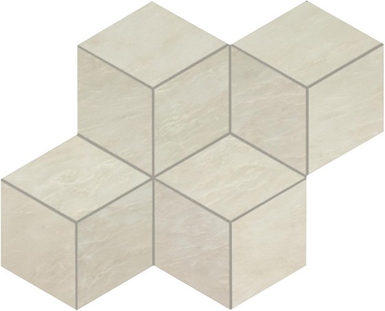 AtlasConcorde MarvelEdge ImperialWhite MosaicoEsagono 30x35 AEPN