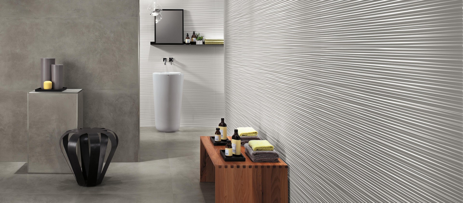 3D Line White Matt, Dwell Gray Matt