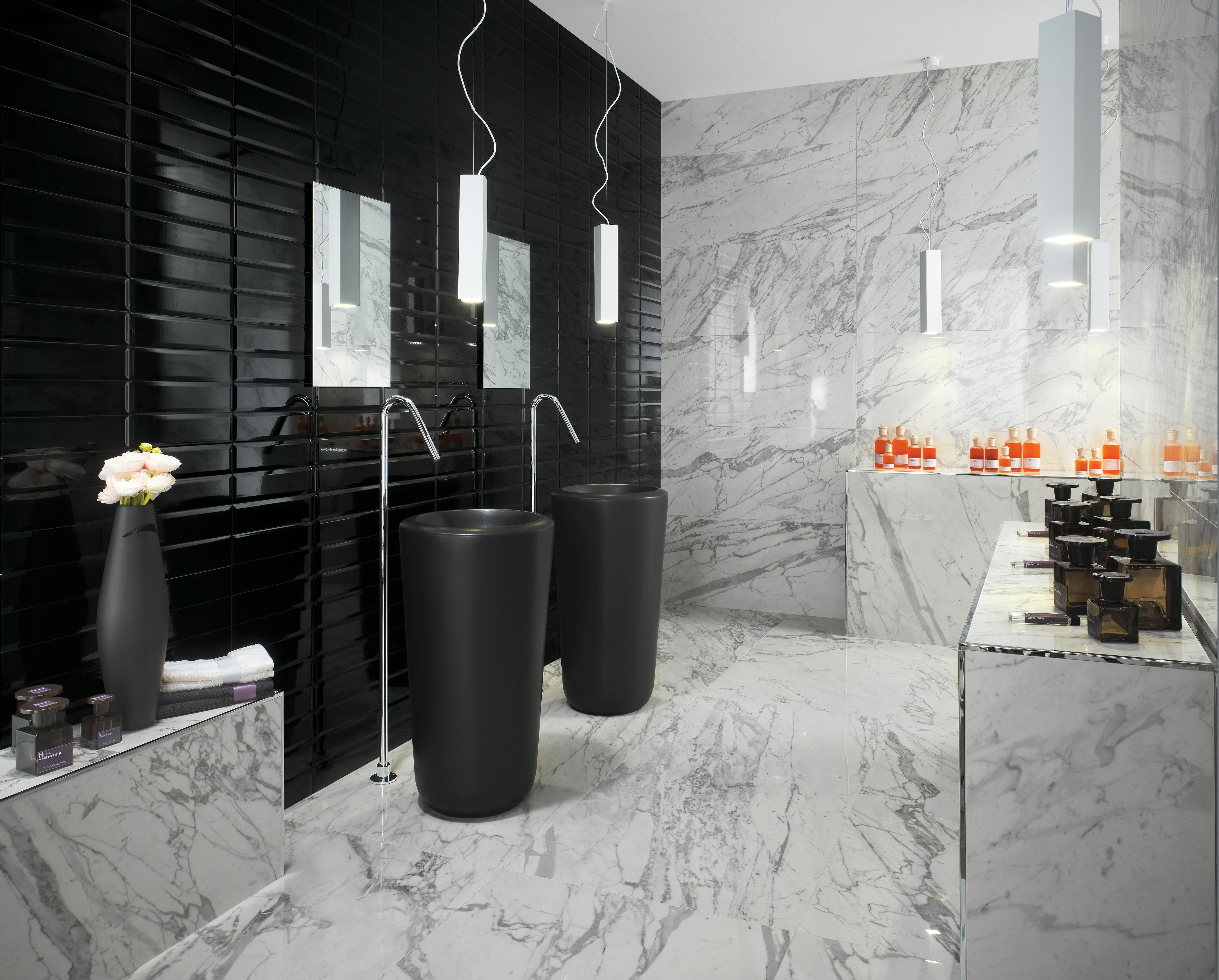 Brick Black Bevel, Marvel Statuario Select, Marvel Statuario Select Honed