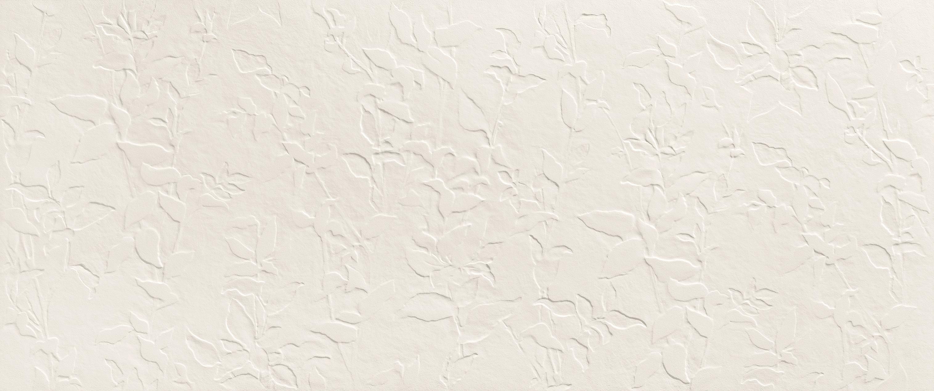3D Wall Plaster Jasmine White 50×120