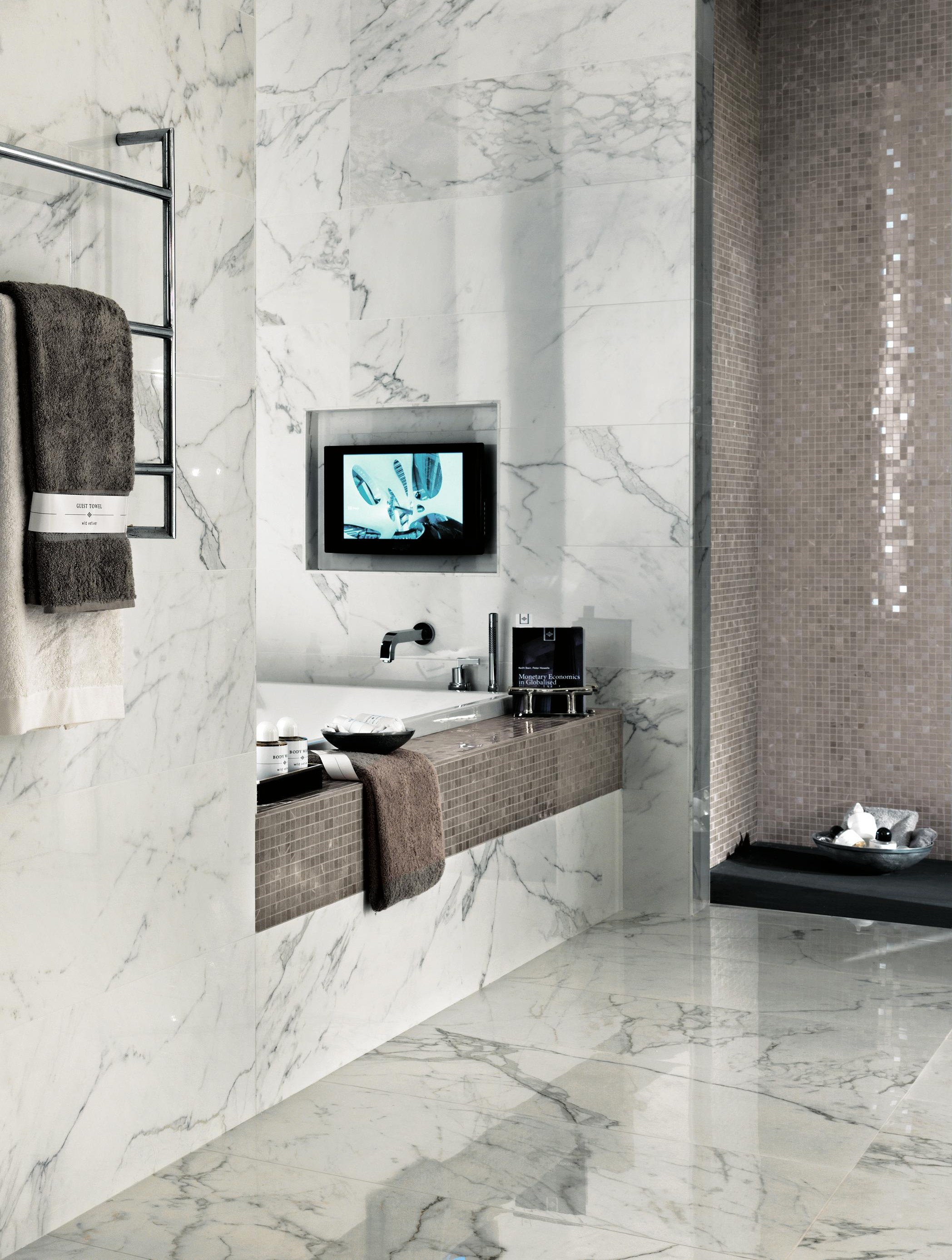 Marvel Calacatta Extra , Marvel Silver Mosaic, Marvel Calacatta Spigolo, Marvel Silver Spigolo, Marvel Calacatta Extra Lappato