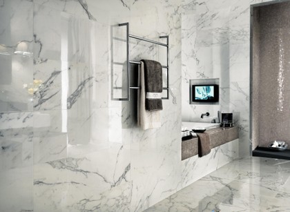 Bathroom Tiles Effect Marble Calacatta Atlas Concorde