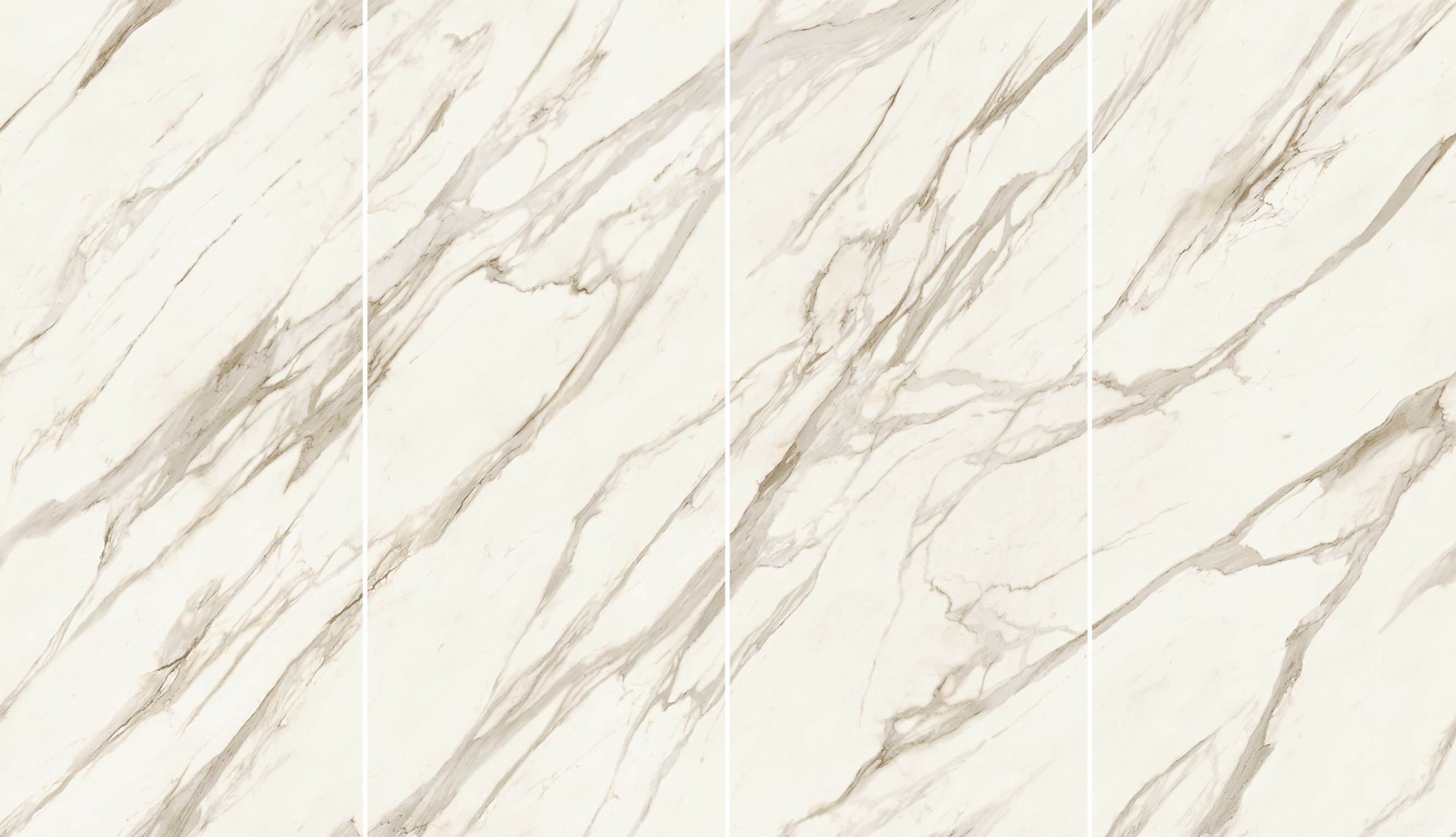 Marvel Meraviglia Calacatta Bernini 120×278 - 6mm Lapp. Kit Endless 4pcs