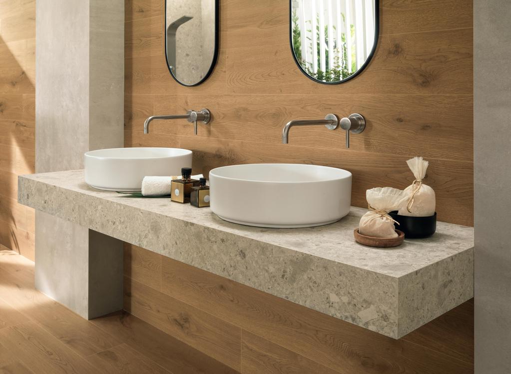 Rivestimento SPA Effetto legno Marrone