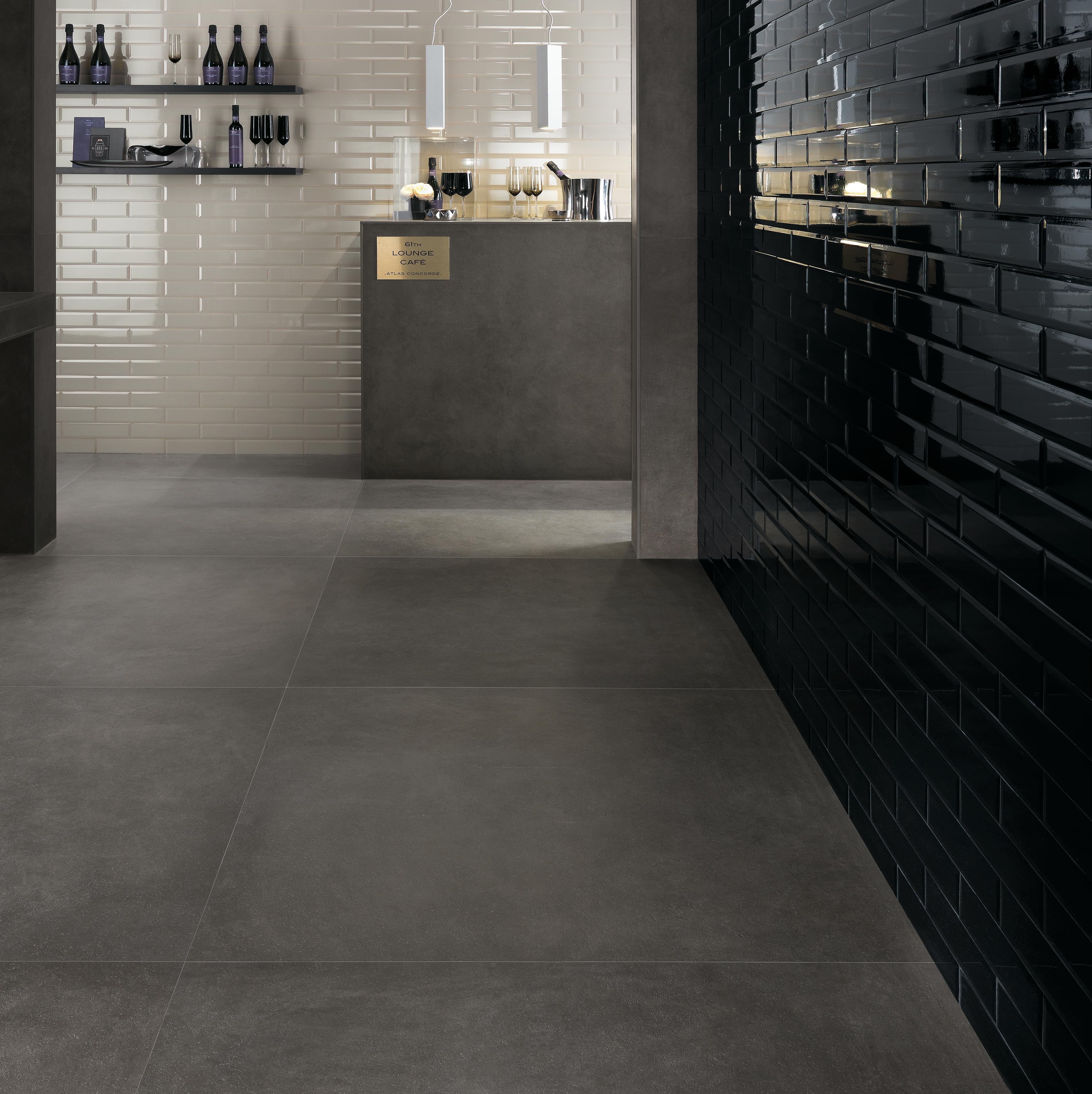 Brick Silver Bevel, Brick Black Bevel, Dwell Smoke