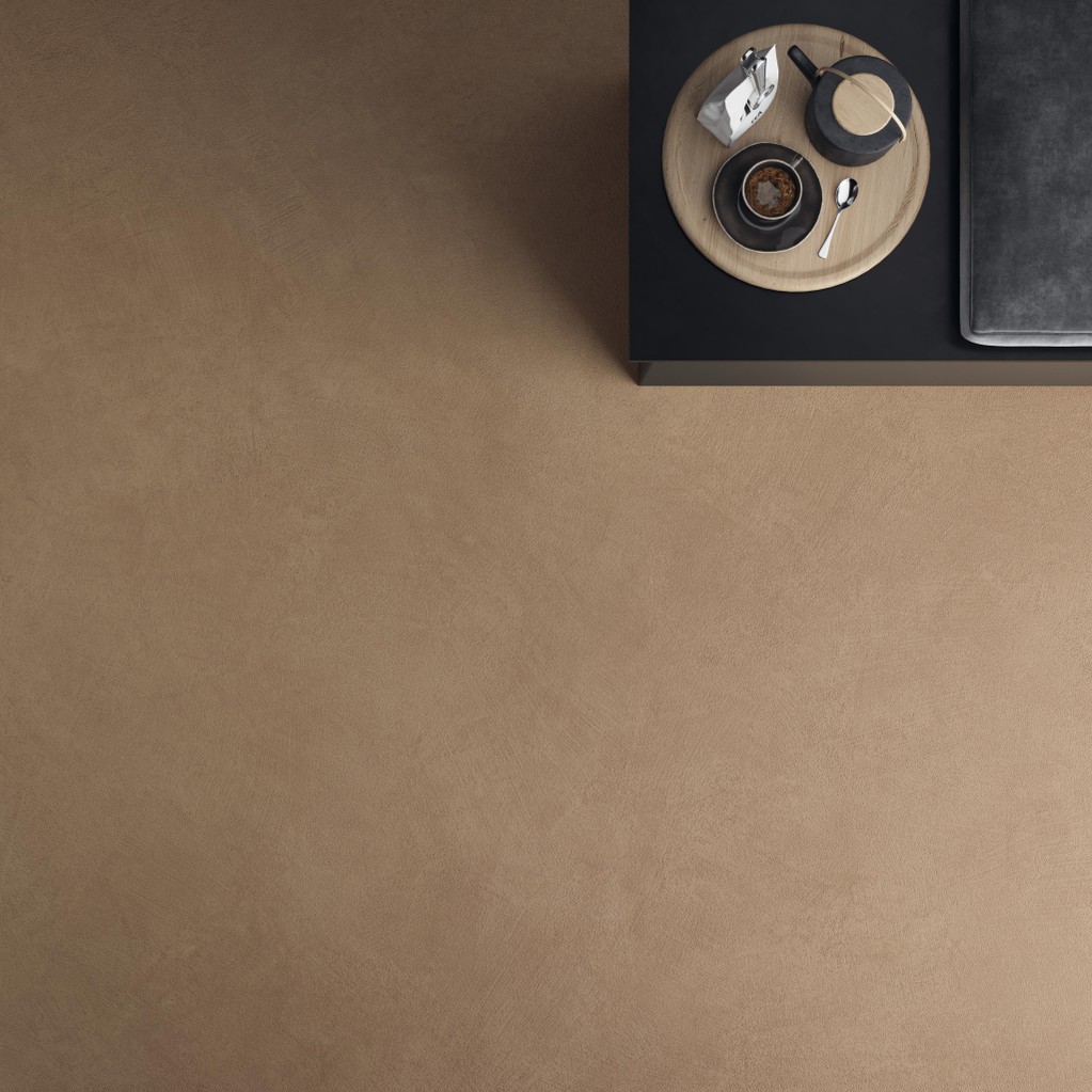 Pavimento in Gres Porcellanato Negozio Effetto terra cruda Rosa