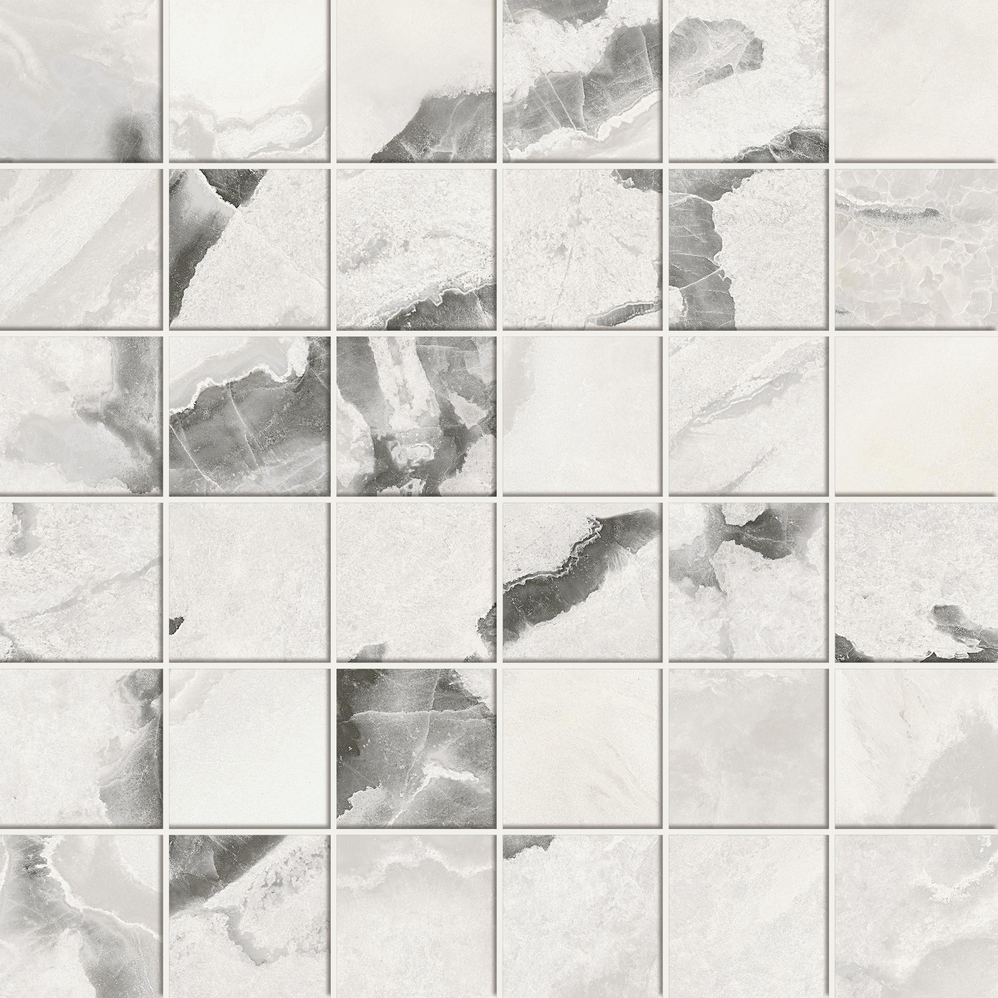 Oyster White Mosaic