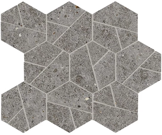 AtlasConcorde B-Stone Smoke Mos Hex 25x28,5 A7C0