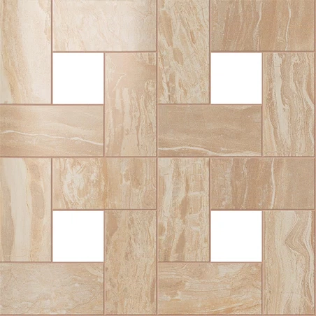 AtlasConcordeRussia SupernovaMarble WoodstoneChampagne Mosaic 45x45 610110000064
