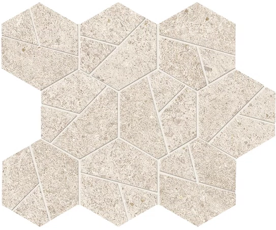 AtlasConcorde B-Stone White Mos Hex 25x28,5 A67I