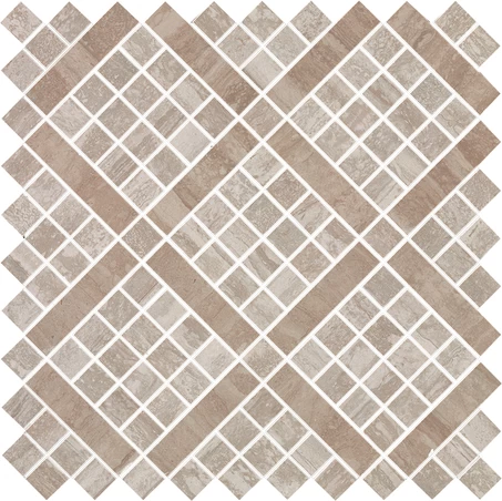AtlasConcorde MarvelPro TravertinoSilver DiagonalMosaic 30.5x30.5 9MVB