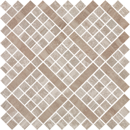 AtlasConcorde MarvelPro TravertinoSilver DiagonalMosaic 30.5x30.5 9MVB
