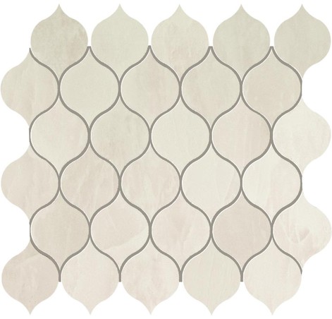AtlasConcorde MarvelEdge ImperialWhite DropMosaic 27.2x29.2 9EDW