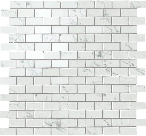 AtlasConcorde MarvelStone CarraraPure MosaicoBurattato 29.8x29.8 AS34 R